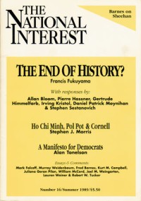 The End of History?