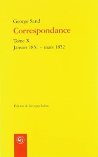 Correspondance, 1851-1852