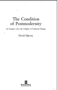 The Condition of Postmodernity