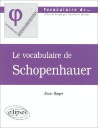 Le vocabulaire de Schopenhauer