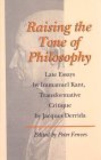 Raising the Tone of Philosophy