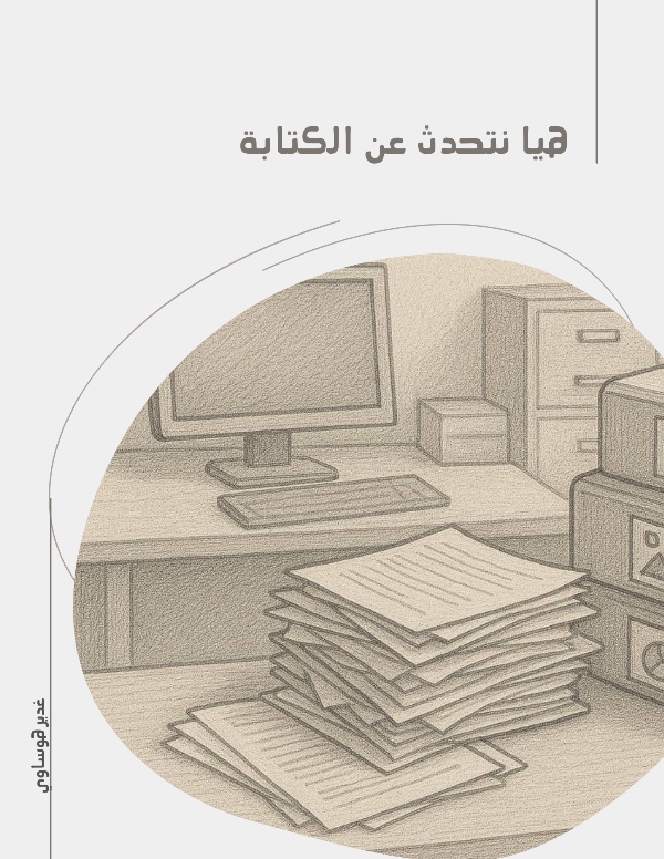 كتاب هيا نتحدث عن الكتابة