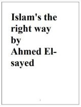 Islam is the right way