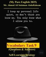 Vocabulary Task 9