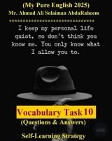 Vocabulary Task 10