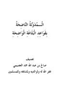 كتاب المدونة الناضحة بقواعد البلاغة الواضحة