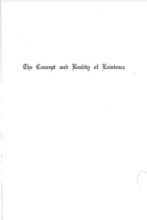 The Concept and Reality of Existence