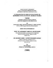 كتاب بحث رسالة الماجستير في تناسليات الخيول العربية