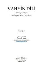 VAHYİN DİLİ