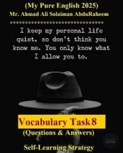 Vocabulary Task 8